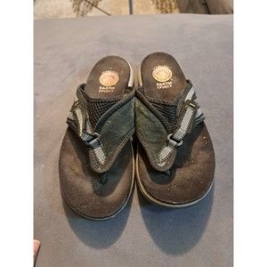 Earth Spirit Gelron Leather Flip Flop Sandals Women's Size 7